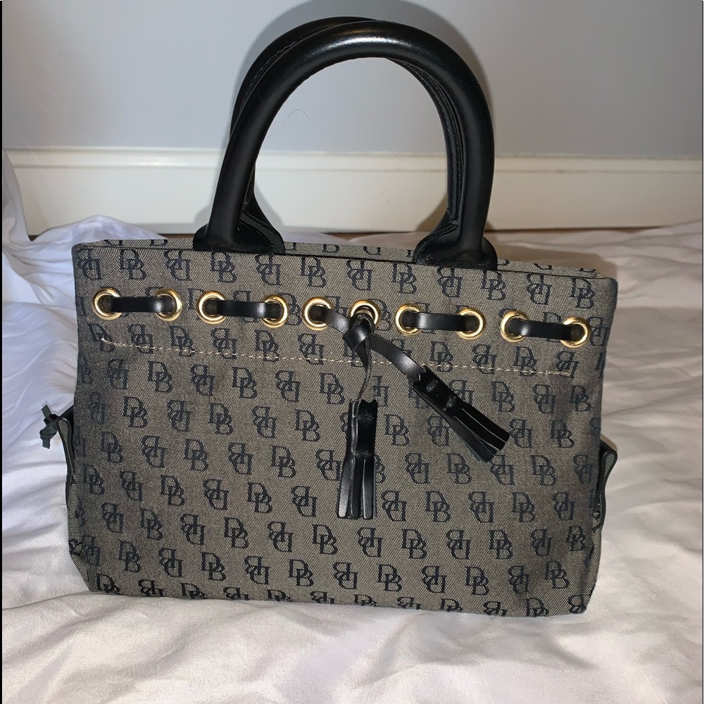 Dooney & Bourke signature grey tote